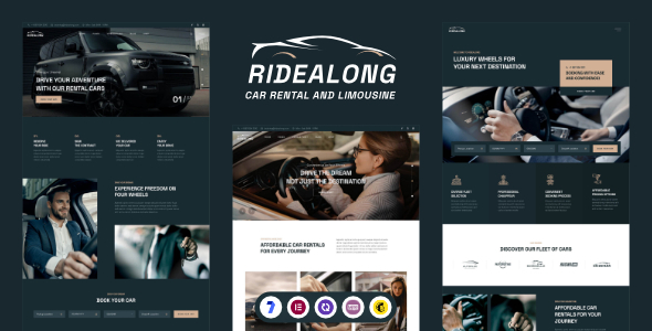 Ridealong – WordPress-Layout für Autovermietung und Limousine